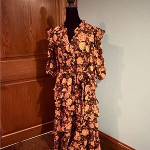 Dress Forum Autumn Floral Long Sleeve Dress